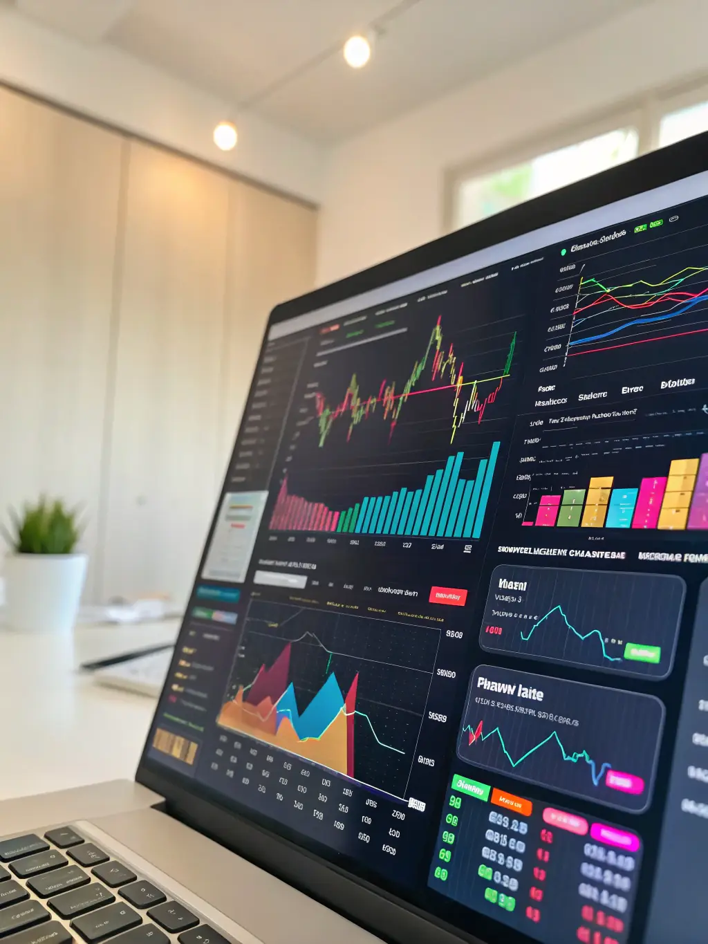 An image showing a modern digital interface displaying real-time gold prices and digital asset values, reflecting the dynamic investment opportunities at Goldminer.
